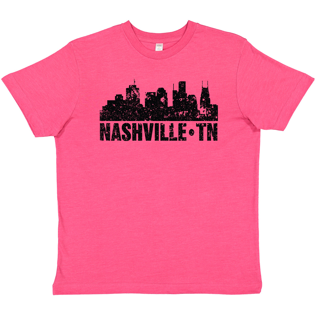 Inktastic Nashville Skyline Grunge Youth T-Shirt Skylines Nasville Silhouette - Picture 7 of 9