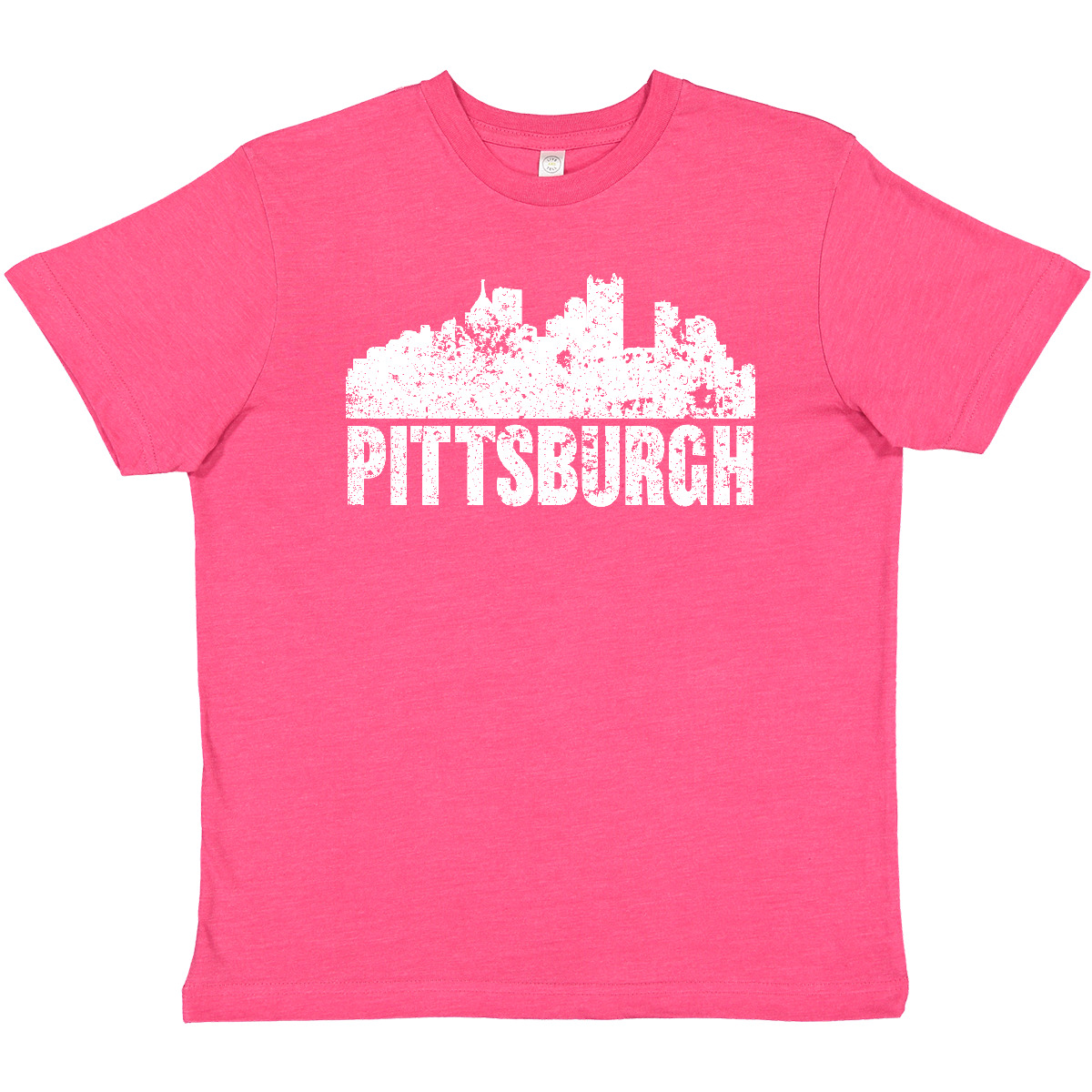 Inktastic Pittsburgh Skyline Grunge Youth T-Shirt Skylines Pennsylvania Pa Born - Picture 8 of 9