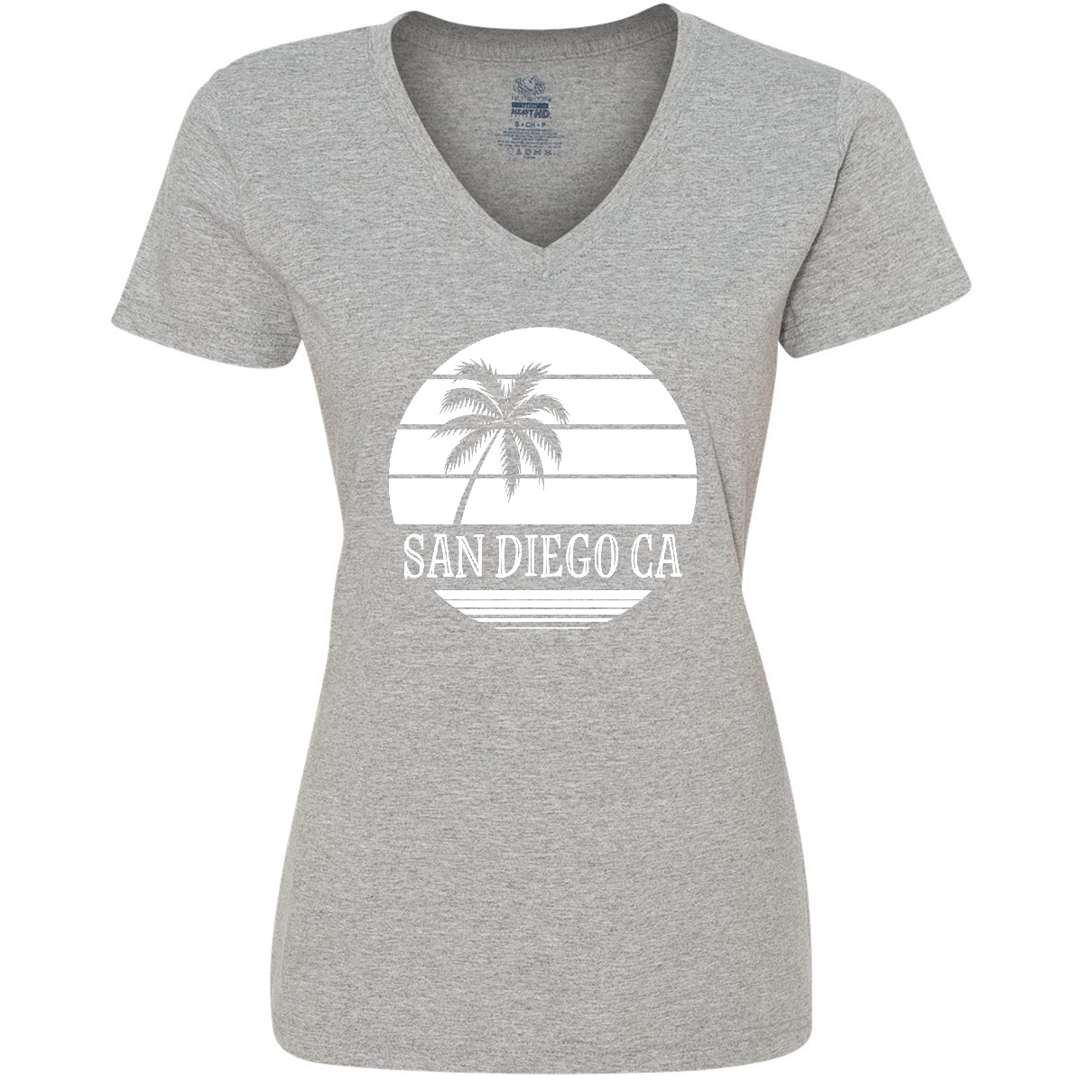 Inktastic San Diego California Beach Women's V-Neck T-Shirt Ca Cities Trip Tees - Picture 4 of 7