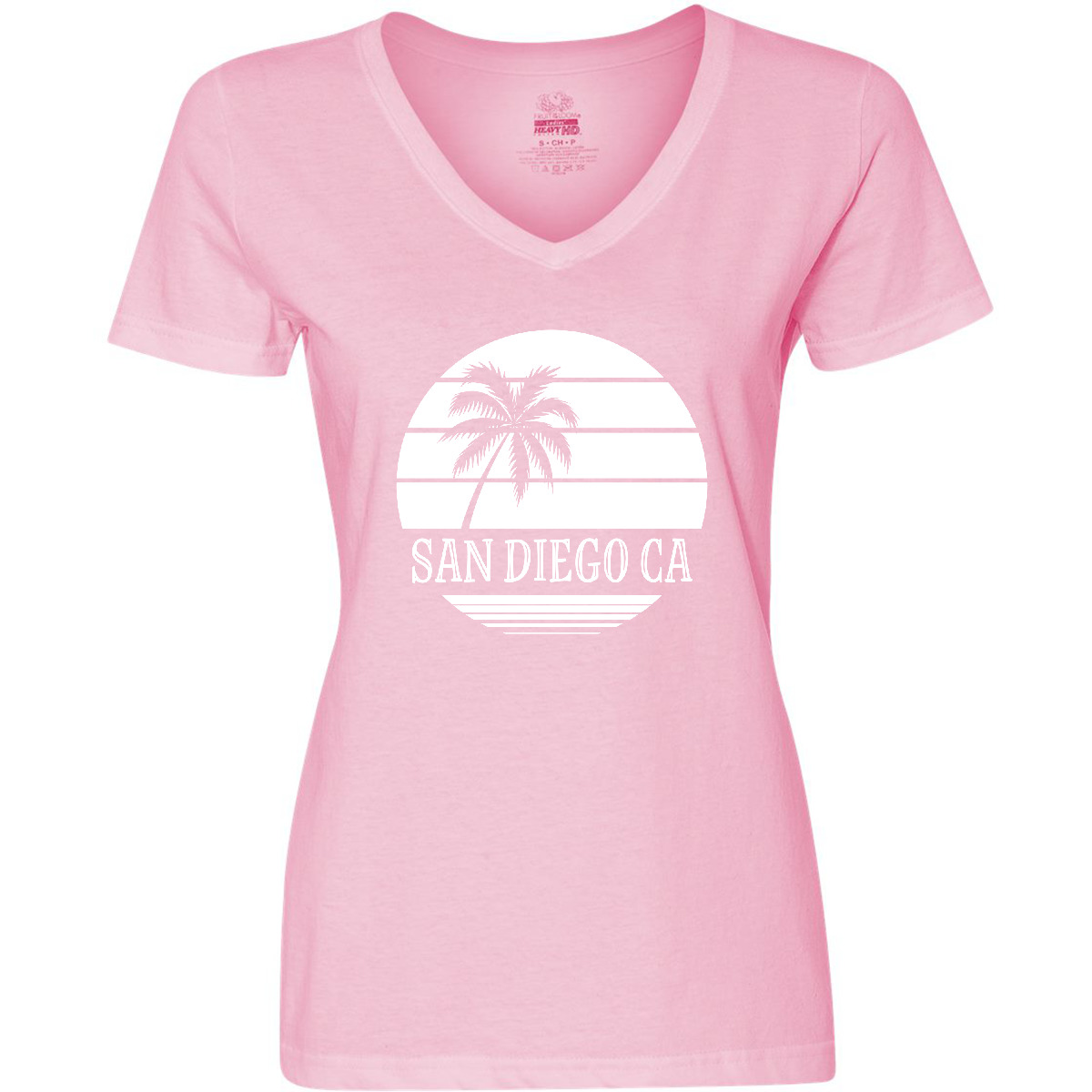 Inktastic San Diego California Beach Women's V-Neck T-Shirt Ca Cities Trip Tees - Picture 6 of 7