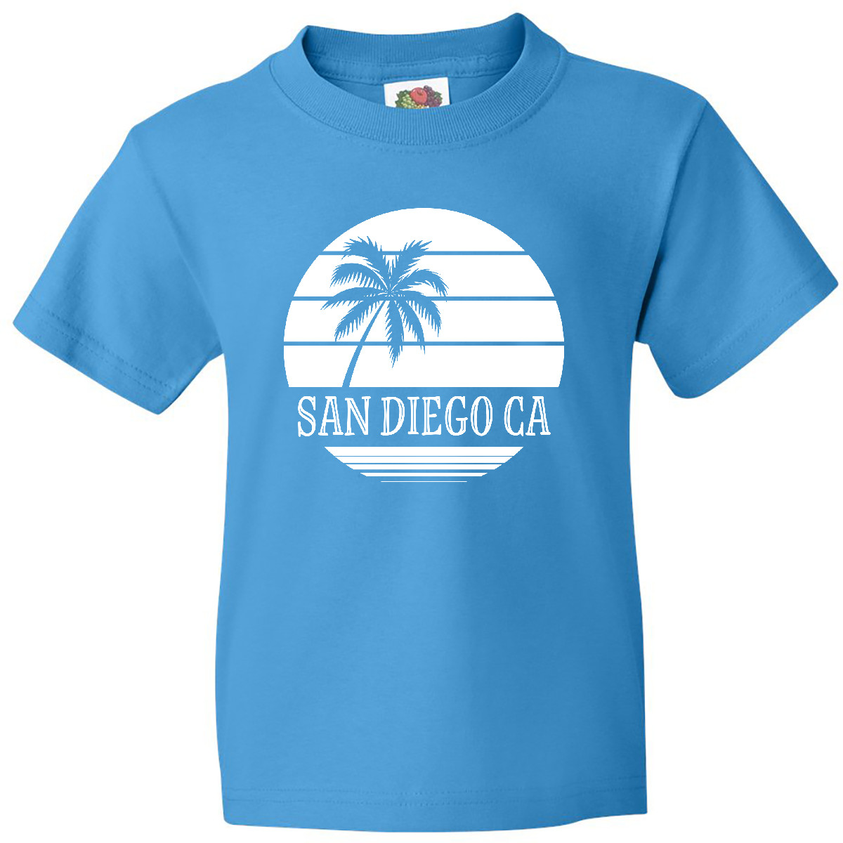 Inktastic San Diego California Beach Youth T-Shirt Ca Cities Trip Travel Summer - Picture 8 of 10