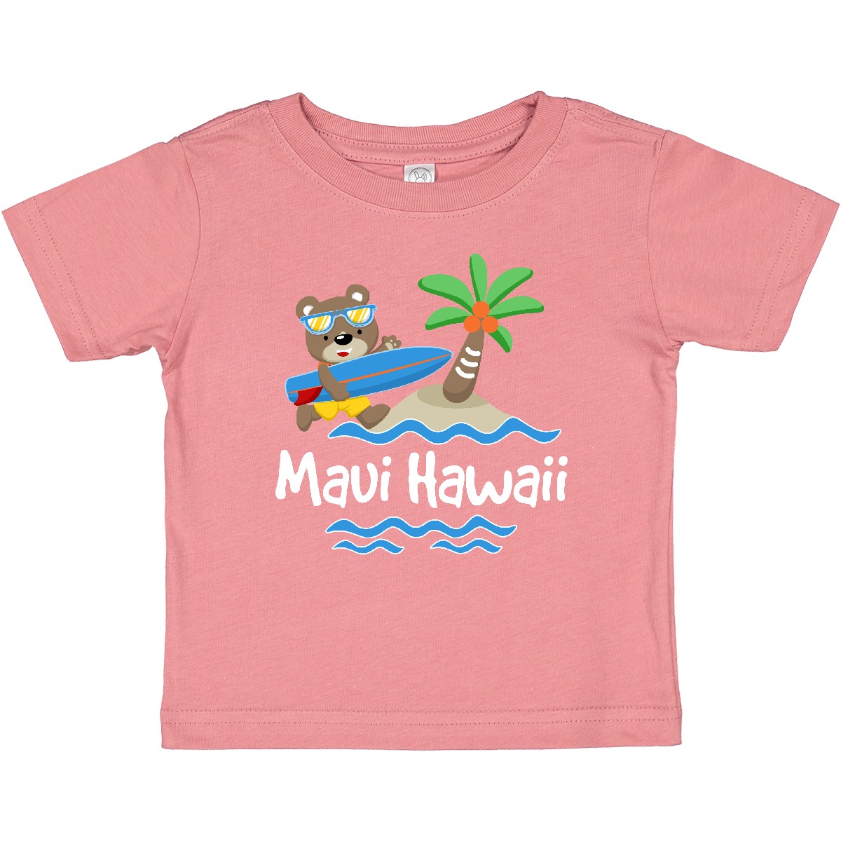 Inktastic Maui Hawaii Cute Vacation Baby T-Shirt Surfing Islands Childs Souvenir - Picture 6 of 9