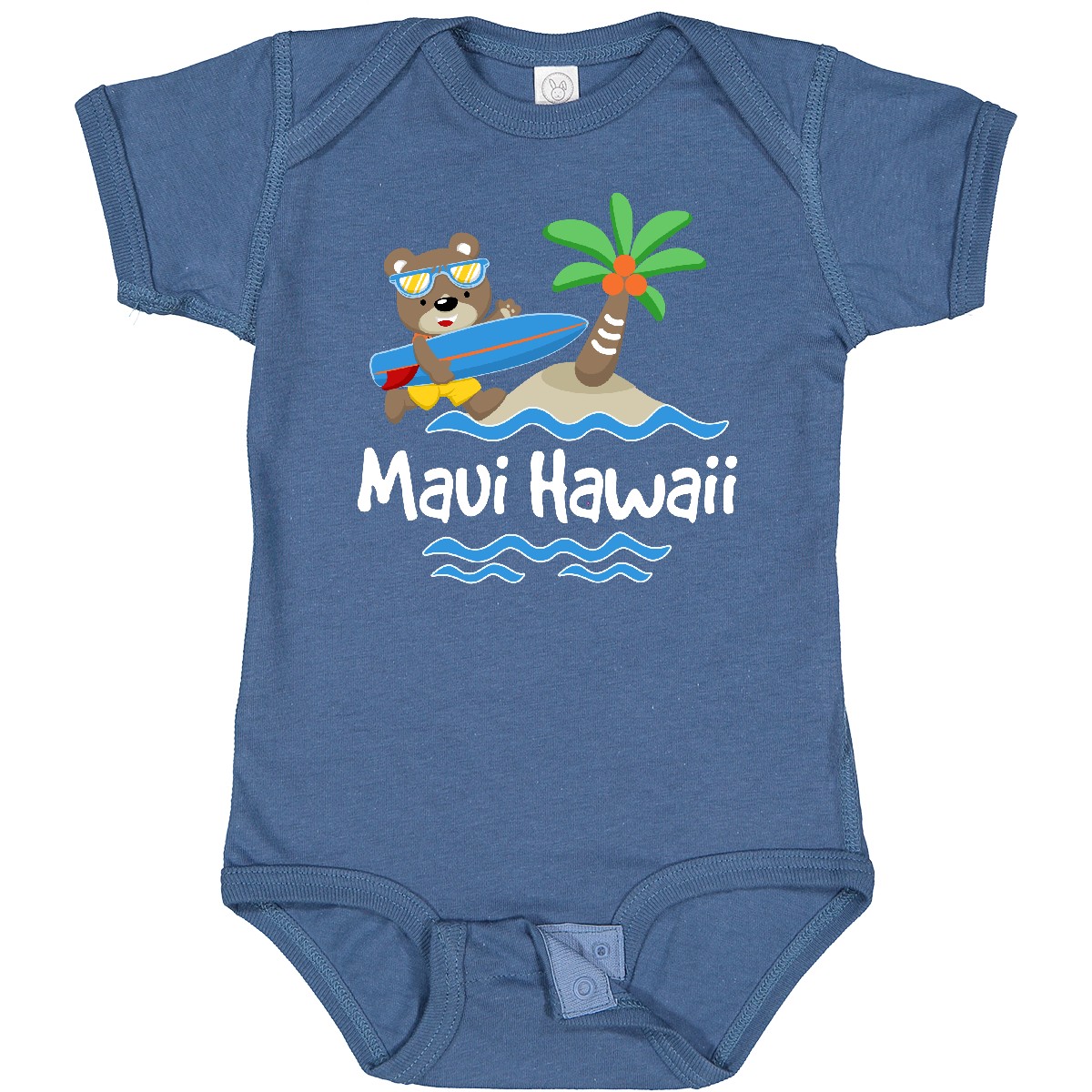 Inktastic Maui Hawaii Cute Vacation Infant Creeper Surfing Islands Childs Trip U - Picture 6 of 10