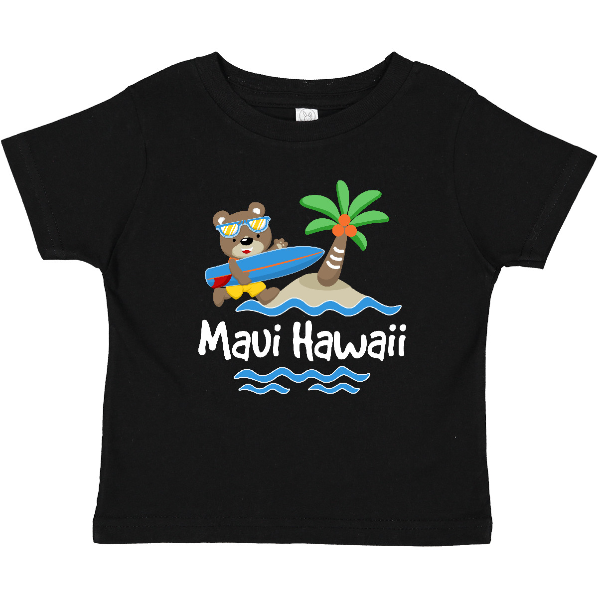 Inktastic Maui Hawaii Cute Vacation Baby T-Shirt Surfing Islands Childs Souvenir - Picture 2 of 9