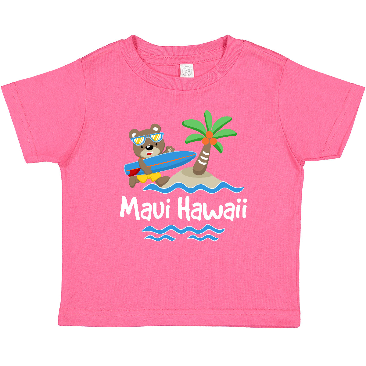 Inktastic Maui Hawaii Cute Vacation Baby T-Shirt Surfing Islands Childs Souvenir - Picture 4 of 9