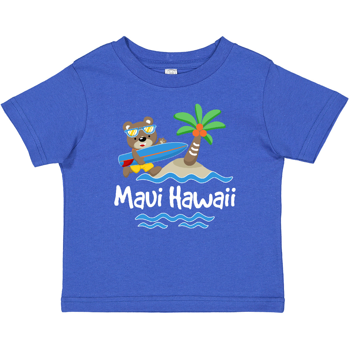 Inktastic Maui Hawaii Cute Vacation Baby T-Shirt Surfing Islands Childs Souvenir - Picture 8 of 9