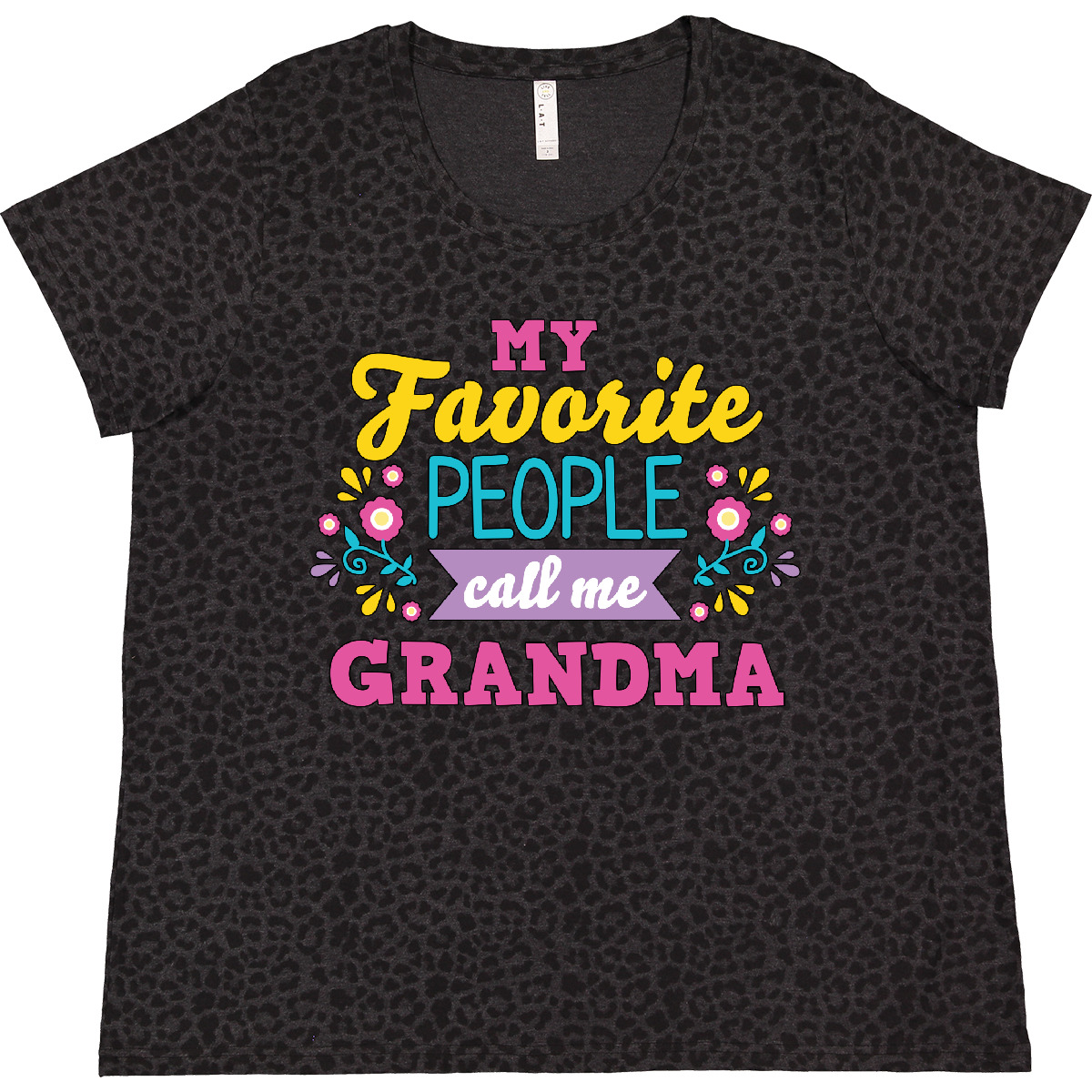 Inktastic My Favorite People Call Me Grandma With Women's Plus Size T-Shirt Tees