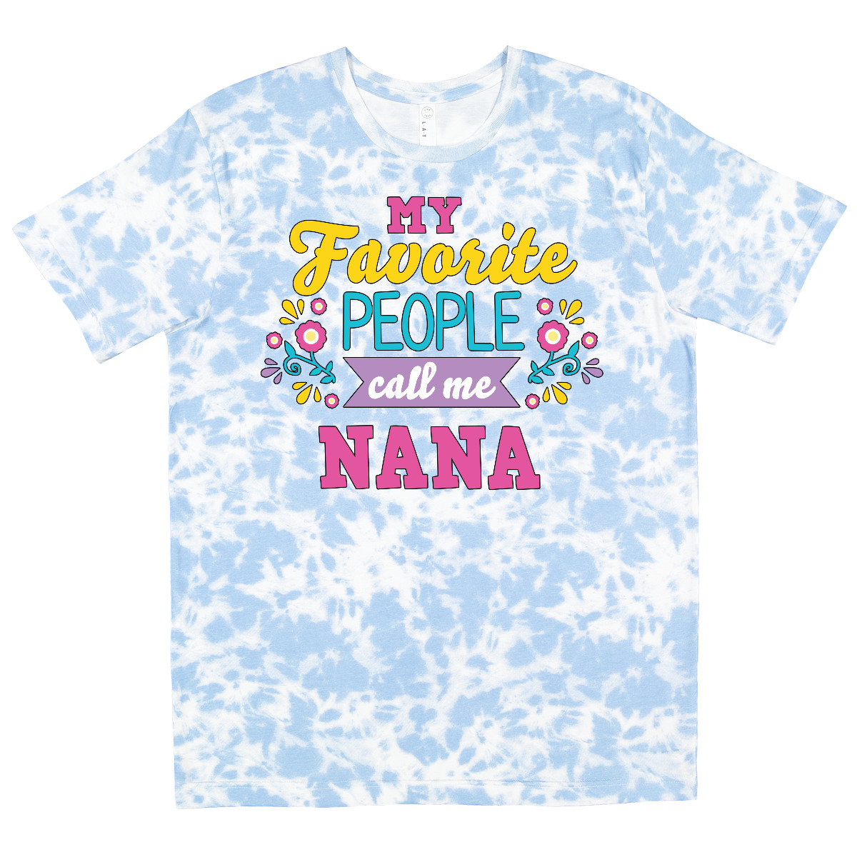 Inktastic My Favorite People Call Me Nana With Flowers T-Shirt Mothers Holiday - Picture 8 of 10