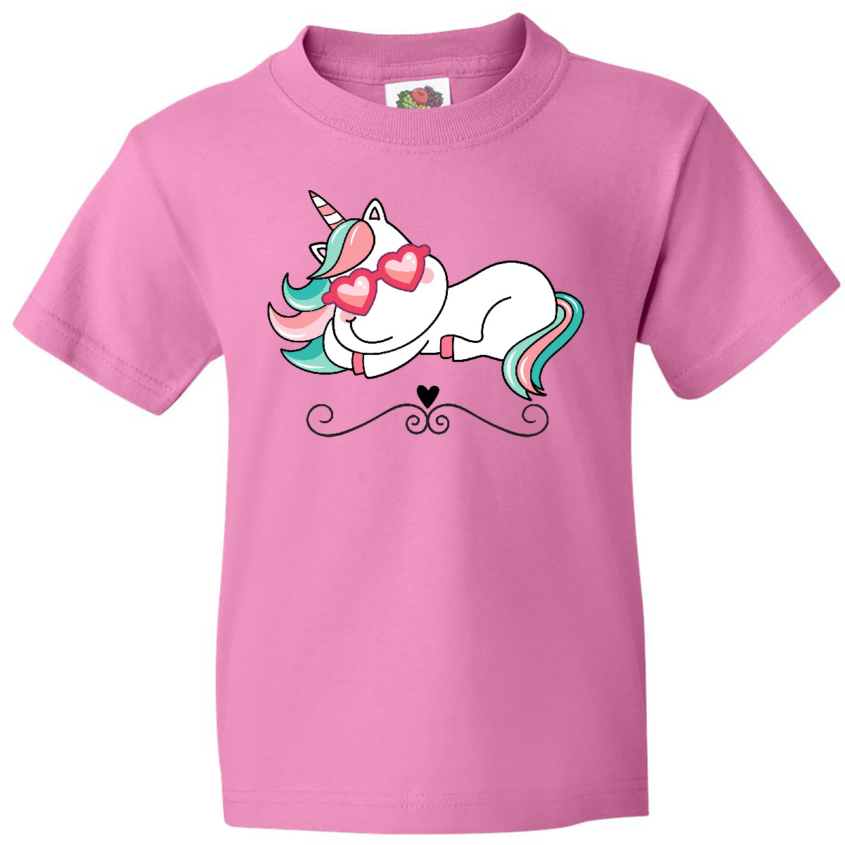 Inktastic Unicorn Cute Girls Youth T-Shirt Baby Girl Childs Clothing Clothes Tee - Picture 2 of 8