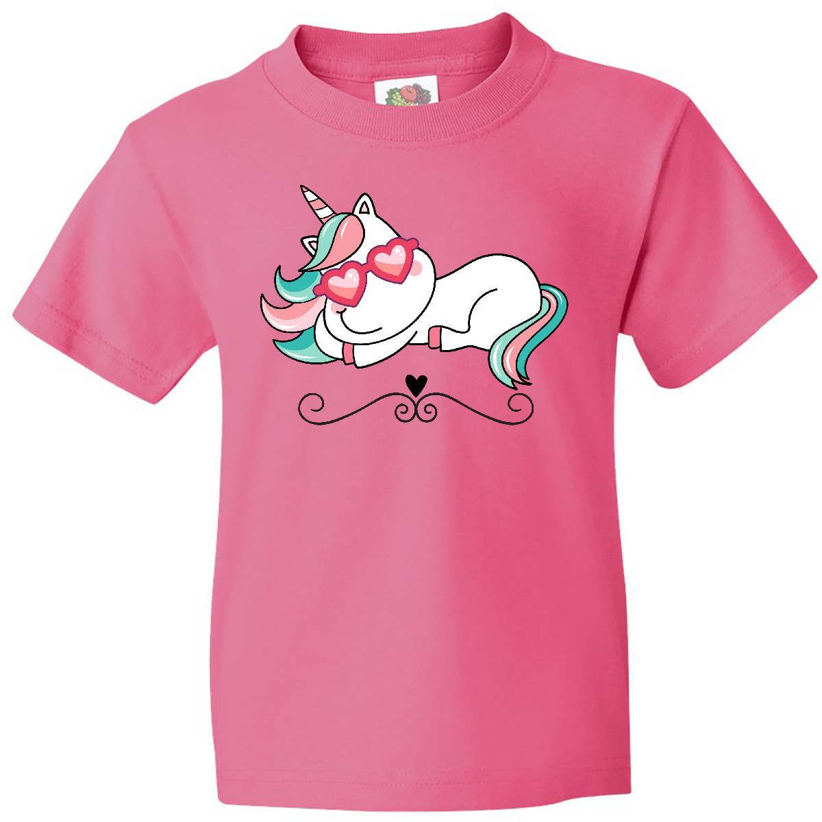 Inktastic Unicorn Cute Girls Youth T-Shirt Baby Girl Childs Clothing Clothes Tee - Picture 4 of 8