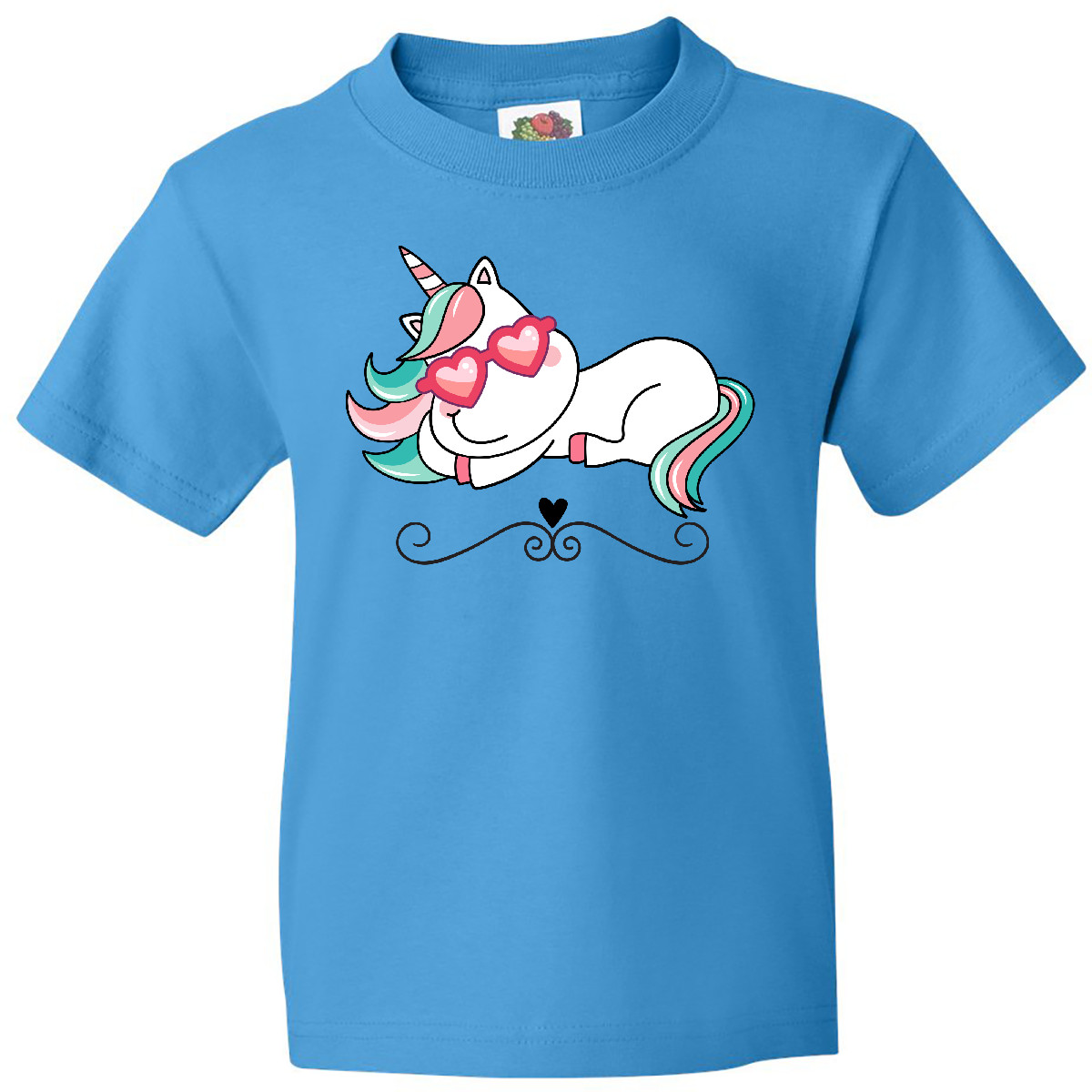 Inktastic Unicorn Cute Girls Youth T-Shirt Baby Girl Childs Clothing Clothes Tee - Picture 5 of 8