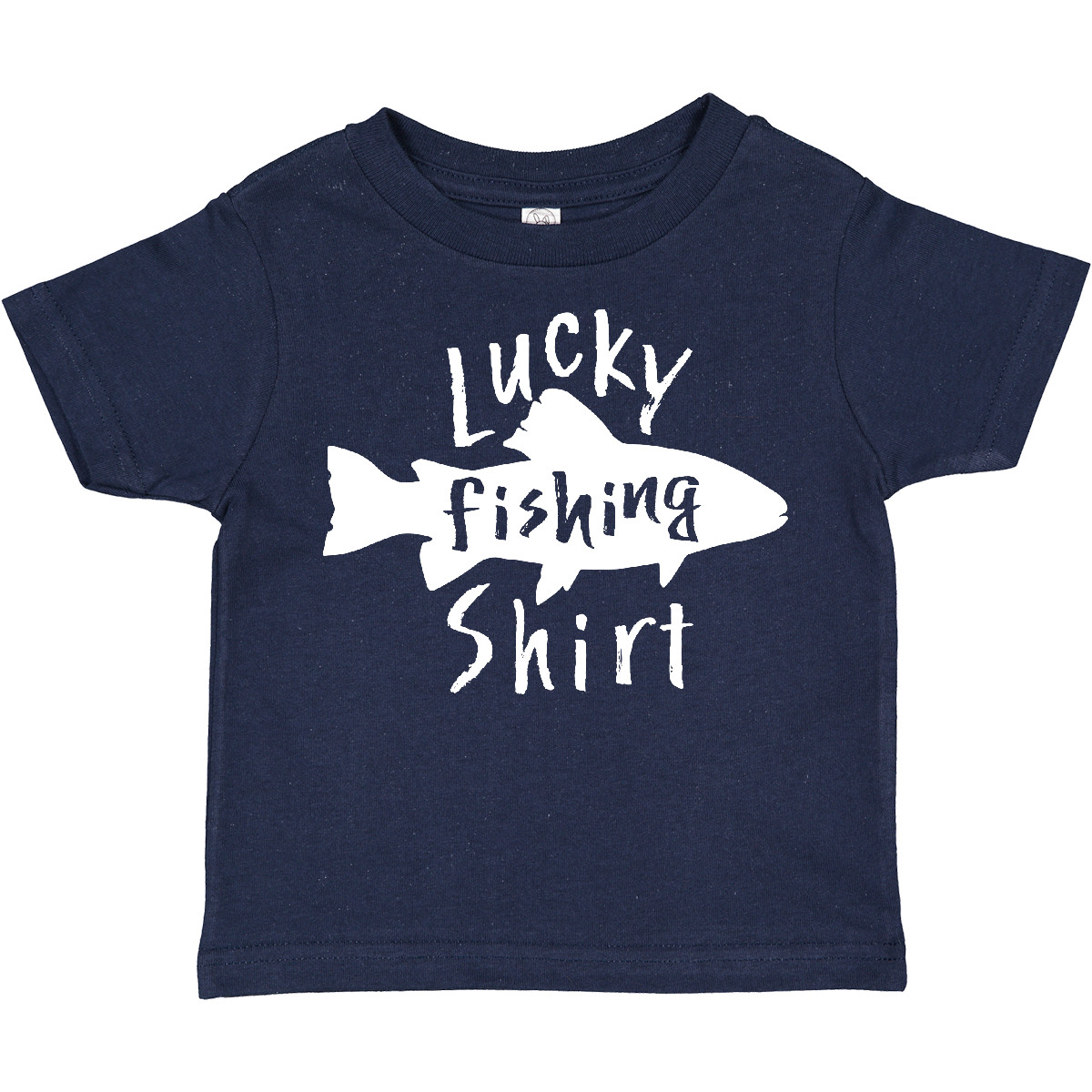 Inktastic Lucky Fishing Shirt- Fish Toddler T-Shirt Wear Favorite Activity  Lake