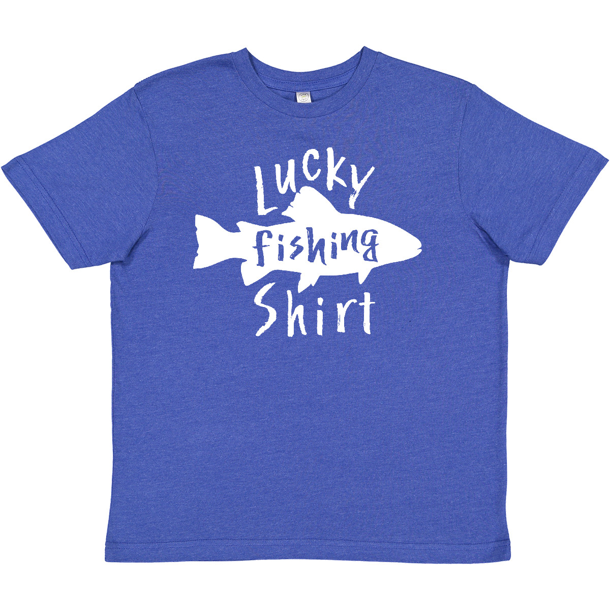  inktastic Lucky Fishing Shirt- Fish Youth T-Shirt