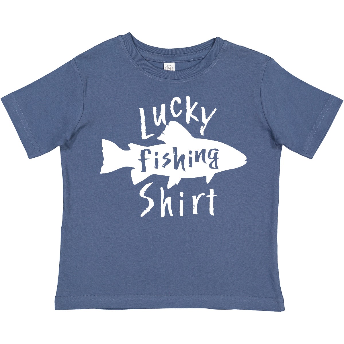 Inktastic Lucky Fishing Shirt- Fish Youth T-Shirt