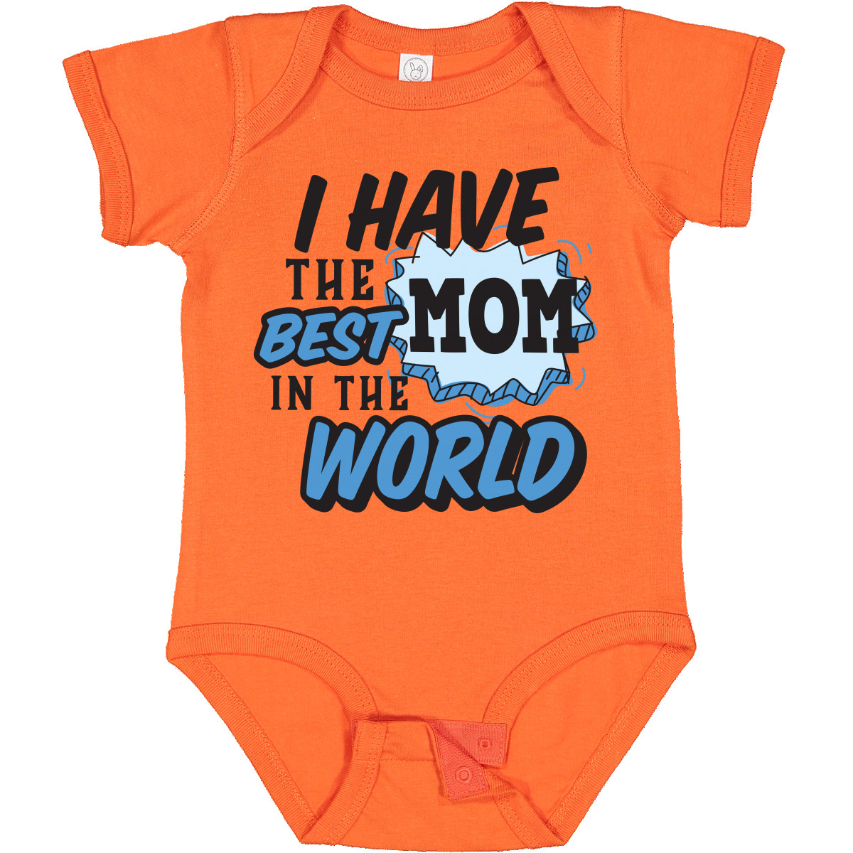Inktastic I Have The Best Mom In The World With Speech Bubble Baby Bodysuit Kids - Picture 7 of 11