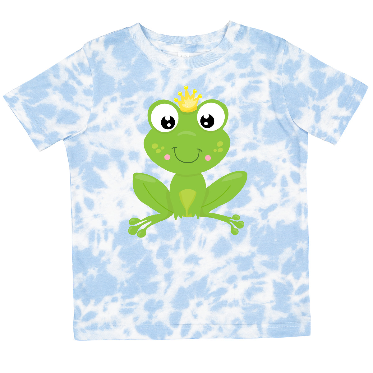 Inktastic Cute Frog, Green Frog, Crown, Frog Prince Toddler T-Shirt Little With - Picture 11 of 13