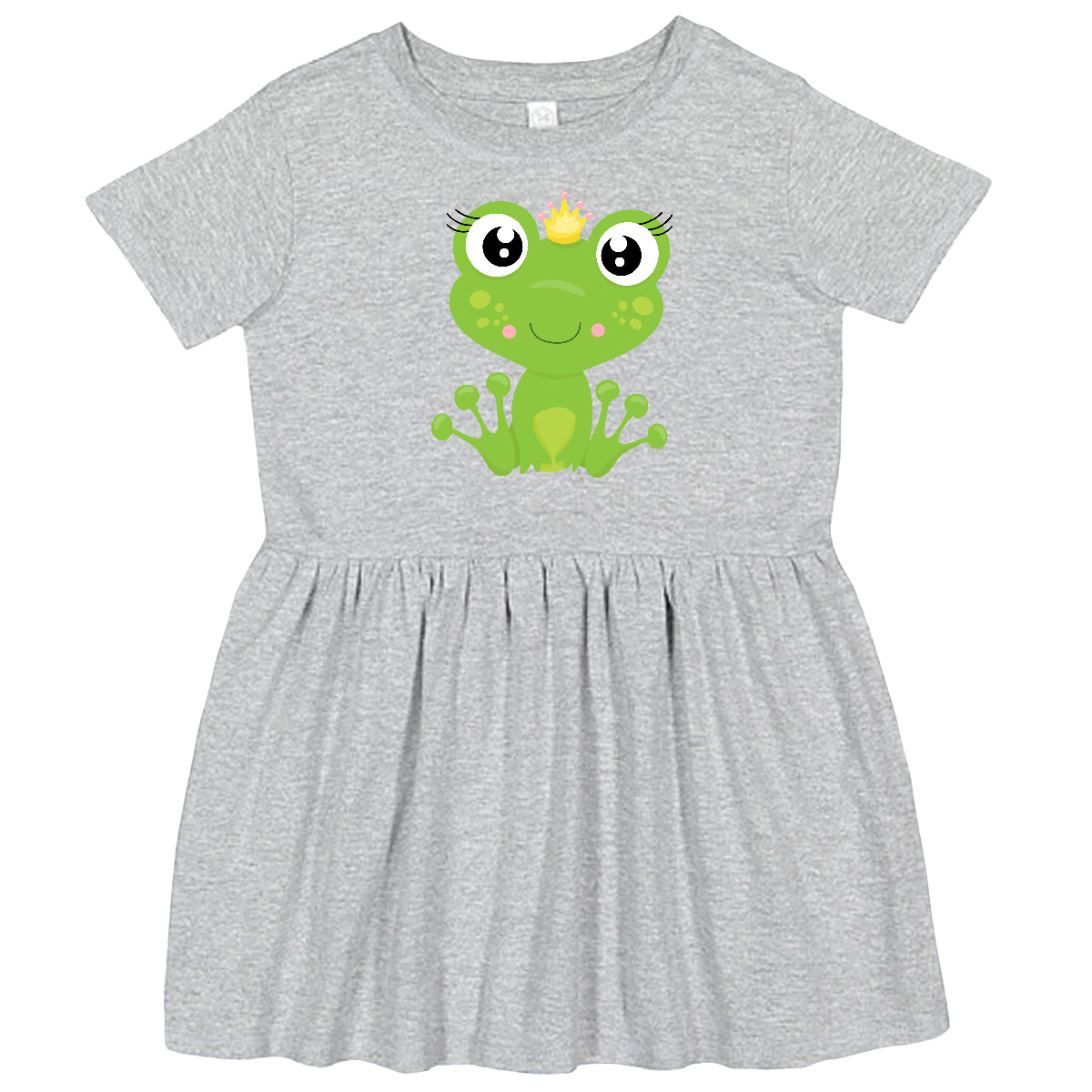 cute frog dress Inktastic Cute Frog, Green Frog, Frog Princess, Crown Toddler Dress With  Animals