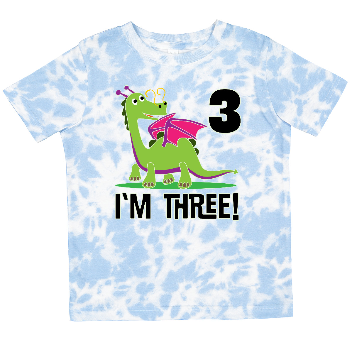 Inktastic 3rd Birthday Outfit Girl Dragon Toddler T-Shirt Childs Celebration Kid - Picture 11 of 12