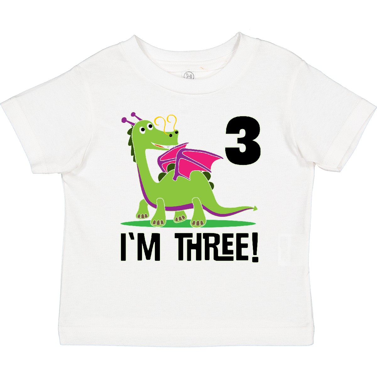 Inktastic 3rd Birthday Outfit Girl Dragon Toddler T-Shirt Childs Celebration Kid - Picture 12 of 12
