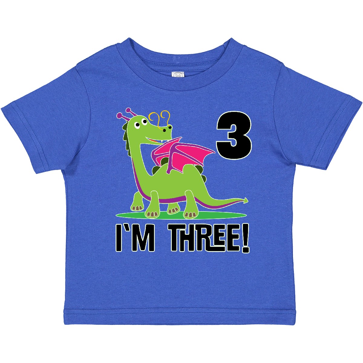 Inktastic 3rd Birthday Outfit Girl Dragon Toddler T-Shirt Childs Celebration Kid - Picture 10 of 12