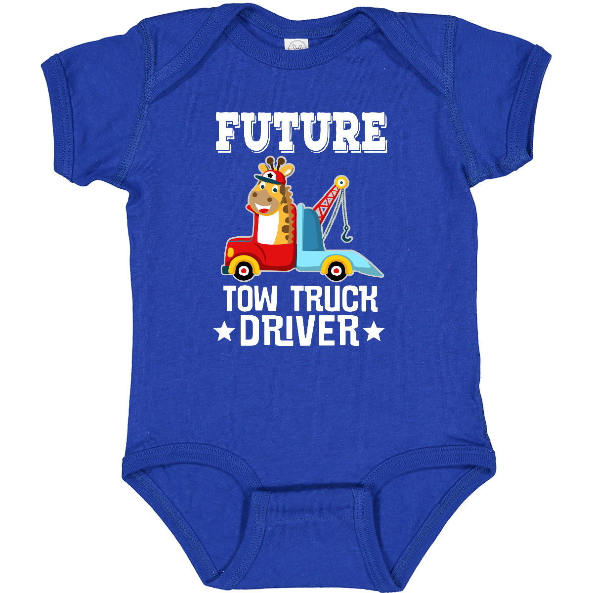 Inktastic Tow Truck Driver Future Baby Bodysuit Mechanic Childs Boys One-piece - Picture 12 of 13