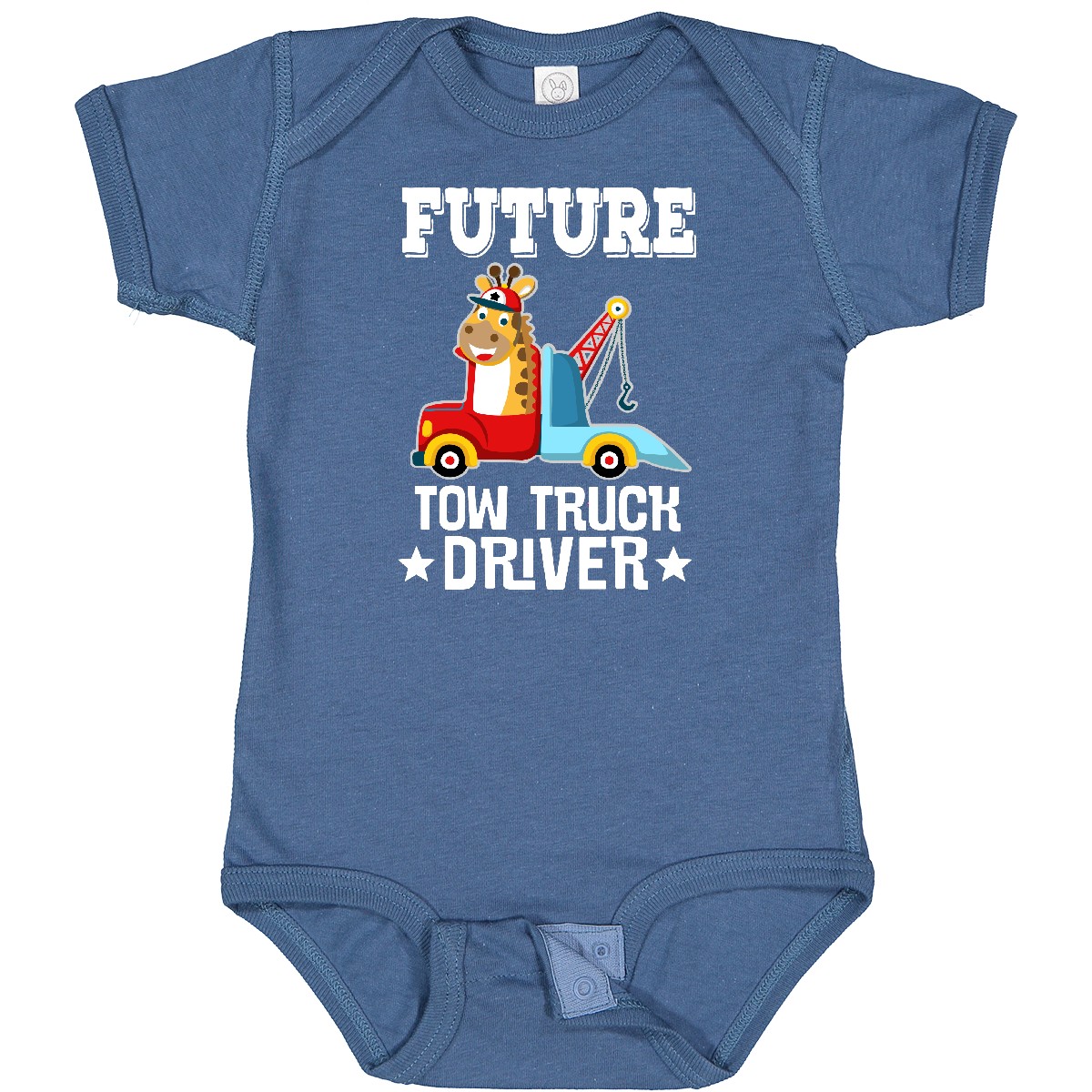 Inktastic Tow Truck Driver Future Baby Bodysuit Mechanic Childs Boys One-piece - Picture 7 of 13
