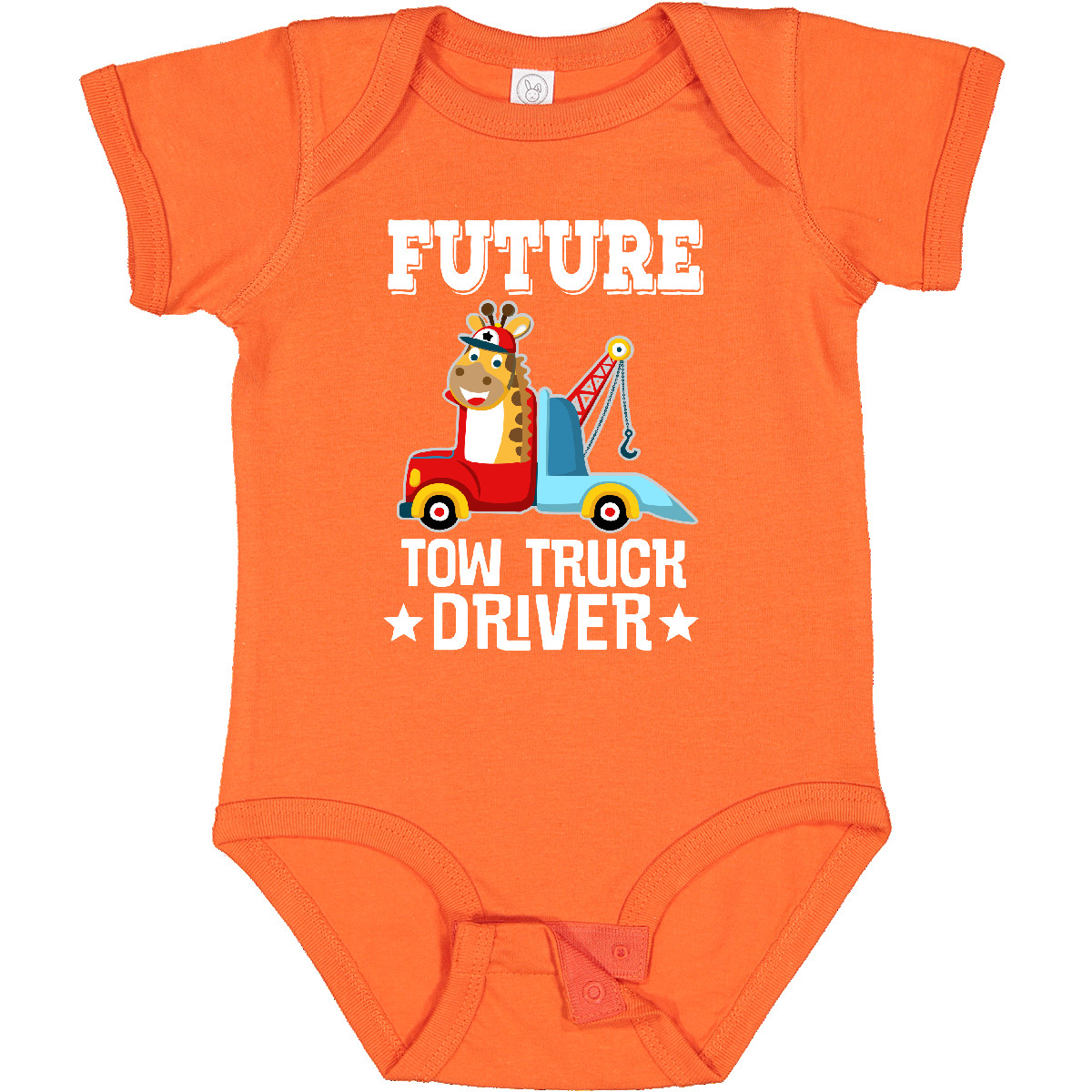 Inktastic Tow Truck Driver Future Baby Bodysuit Mechanic Childs Boys One-piece - Picture 10 of 13