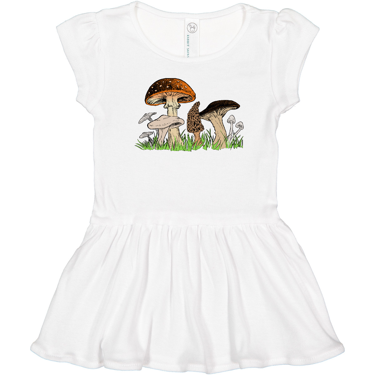 Inktastic Mushroom Hunting For Morel Mushroom Toddler Dress Mushrooms Collecting - Picture 3 of 3