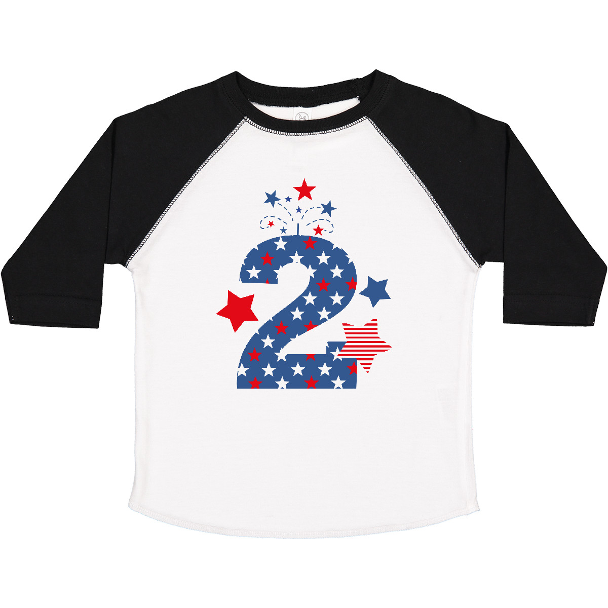 Inktastic Firecracker 2nd Birthday Toddler T-Shirt 4th Of July Patriotic Stars - Picture 11 of 11
