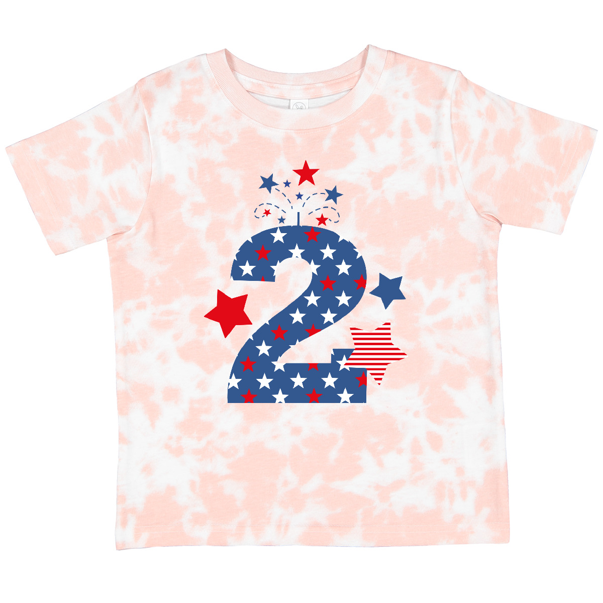Inktastic Firecracker 2nd Birthday Toddler T-Shirt 4th Of July Patriotic Stars - Picture 9 of 11