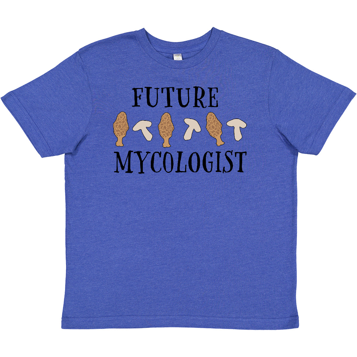 Inktastic Future Mycologist- Mushrooms And Morels Youth T-Shirt Hunting Mycology - Picture 8 of 8