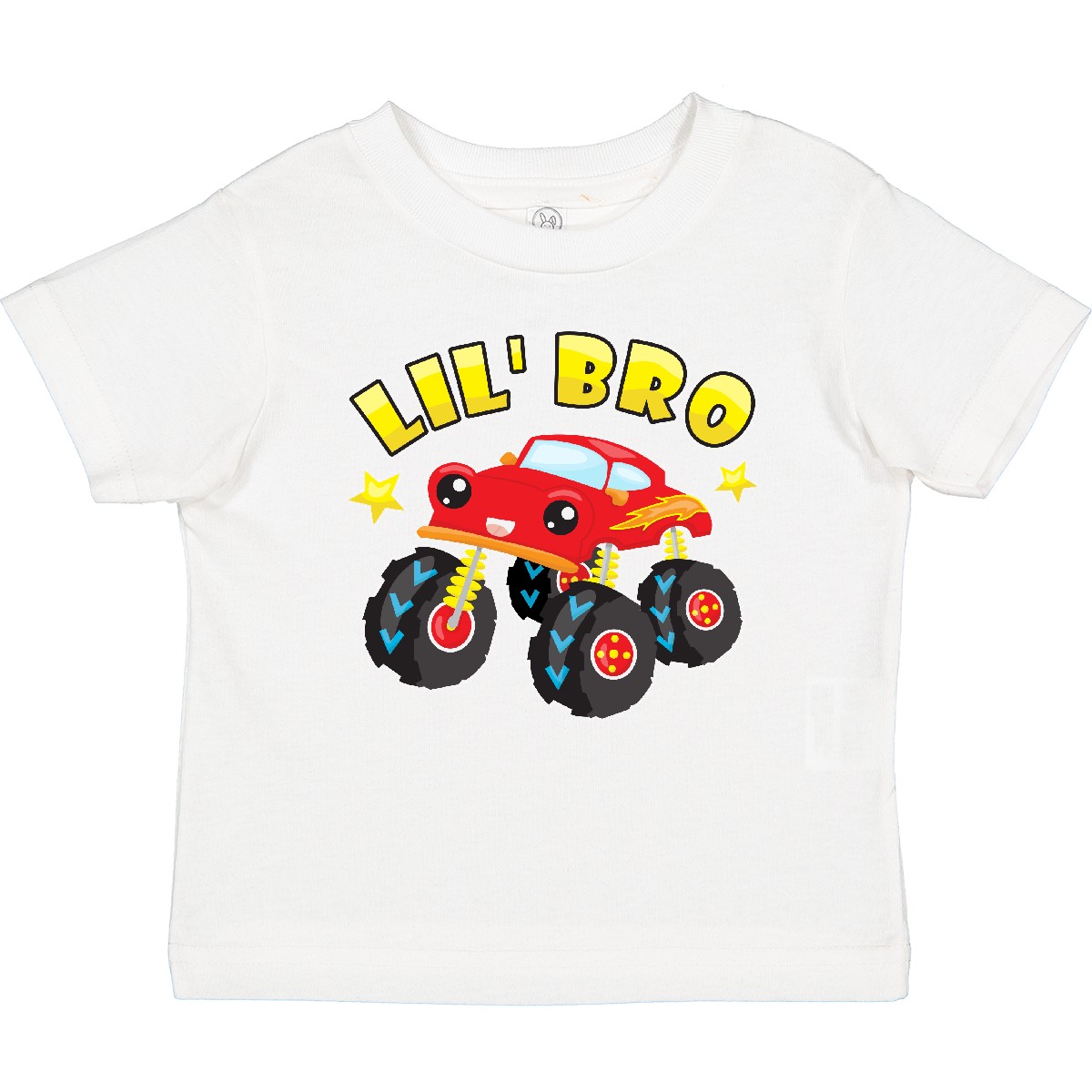 Inktastic Monster Truck Little Bro Baby T-Shirt Lil Brother Pickup Racing Big - Picture 11 of 11