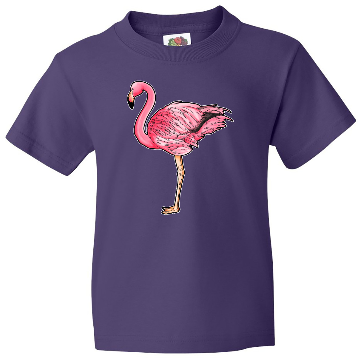 Inktastic Pink Flamingo Youth T-Shirt Animals Flamingos Animal Illustration Bird - Bild 8 von 11
