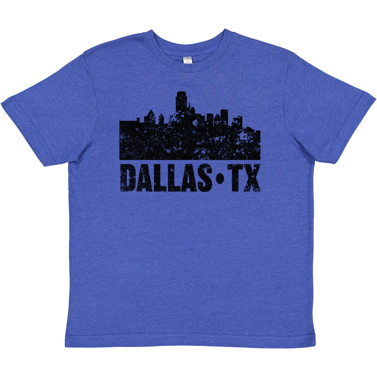 Inktastic Dallas Texas City Skyline With Grunge Youth T-Shirt Skylines Vacation - Picture 9 of 9