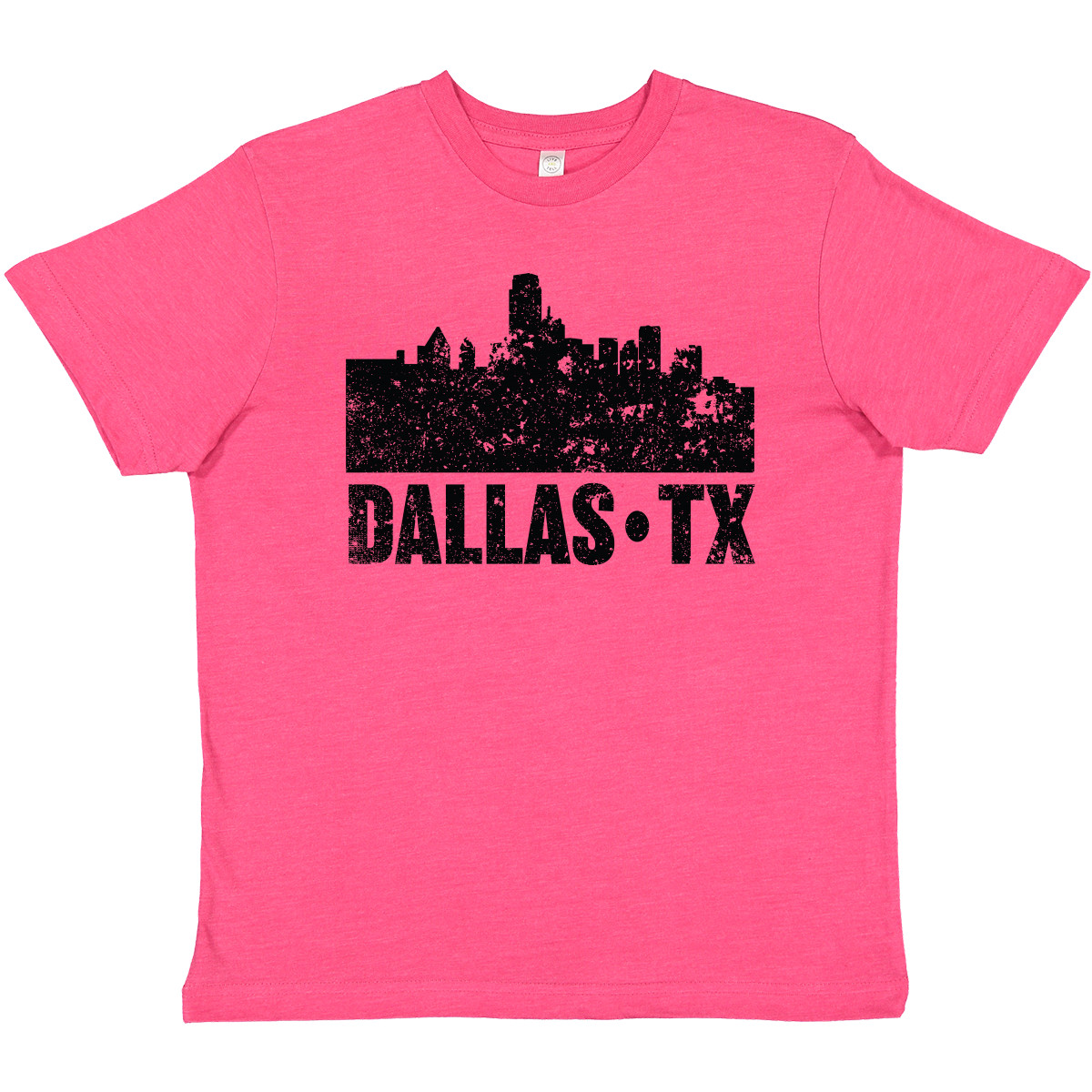 Inktastic Dallas Texas City Skyline With Grunge Youth T-Shirt Skylines Vacation - Picture 8 of 9