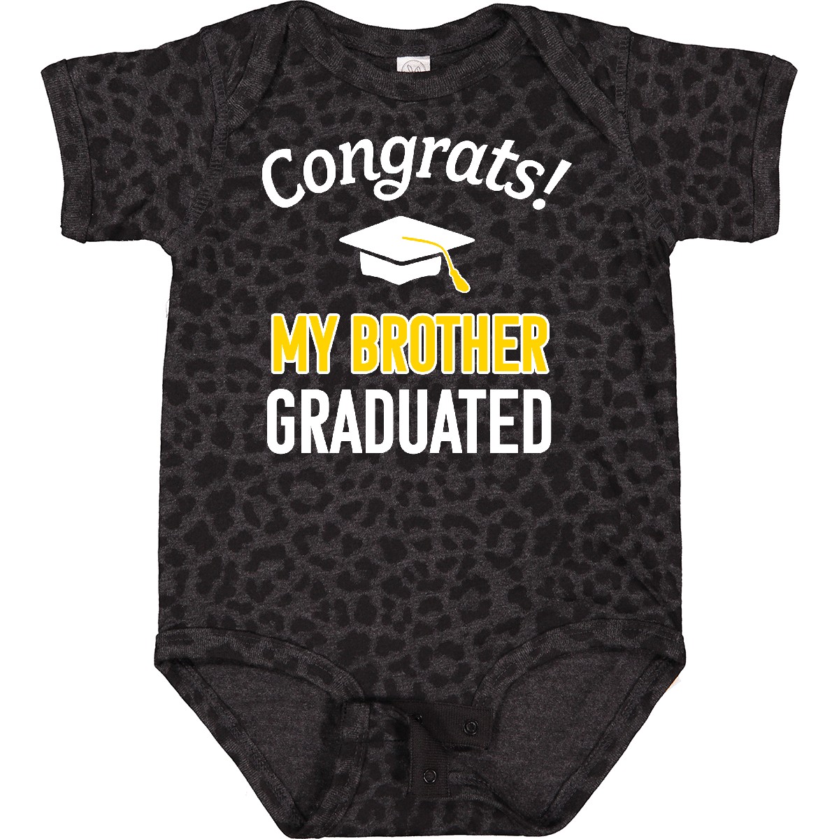 Inktastic Congrats! My Brother Graduated With Cap Baby Bodysuit School Sibling - Picture 2 of 10