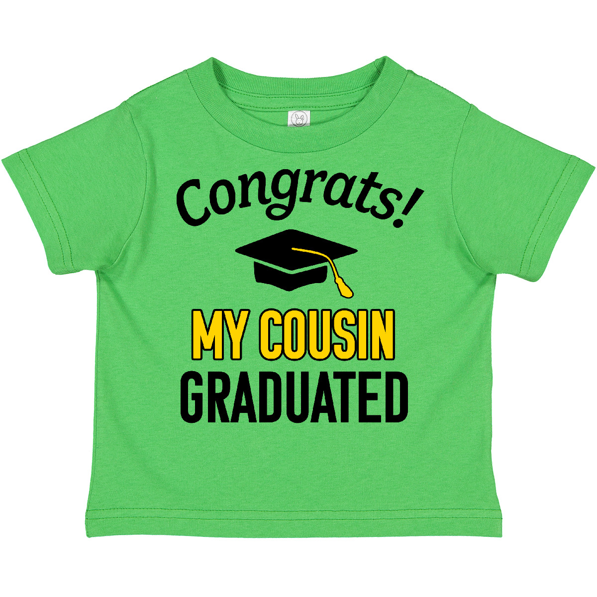 Inktastic Congrats! My Cousin Graduated With Cap Toddler T-Shirt School Cousins - Picture 2 of 8