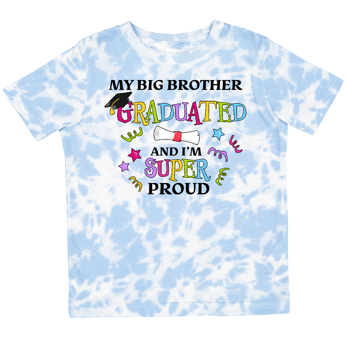 Inktastic My Big Brother Graduated And I'm Super Proud Toddler T-Shirt School - Picture 9 of 10
