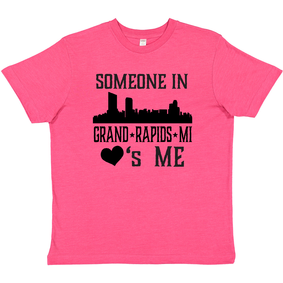 Inktastic Grand Rapids Michigan Someone Loves Me Youth T-Shirt Apparel Tee Kids - Picture 2 of 2