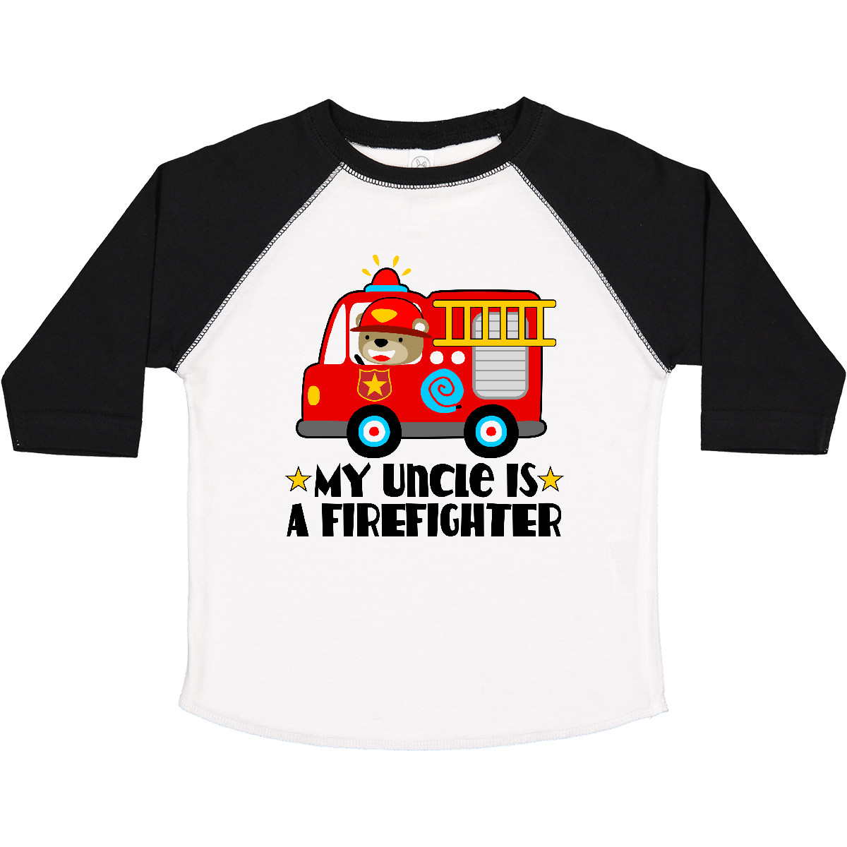 Inktastic Fireman Uncle Is A Firefighter Toddler T-Shirt Boys Girls Gift Child - Picture 10 of 10