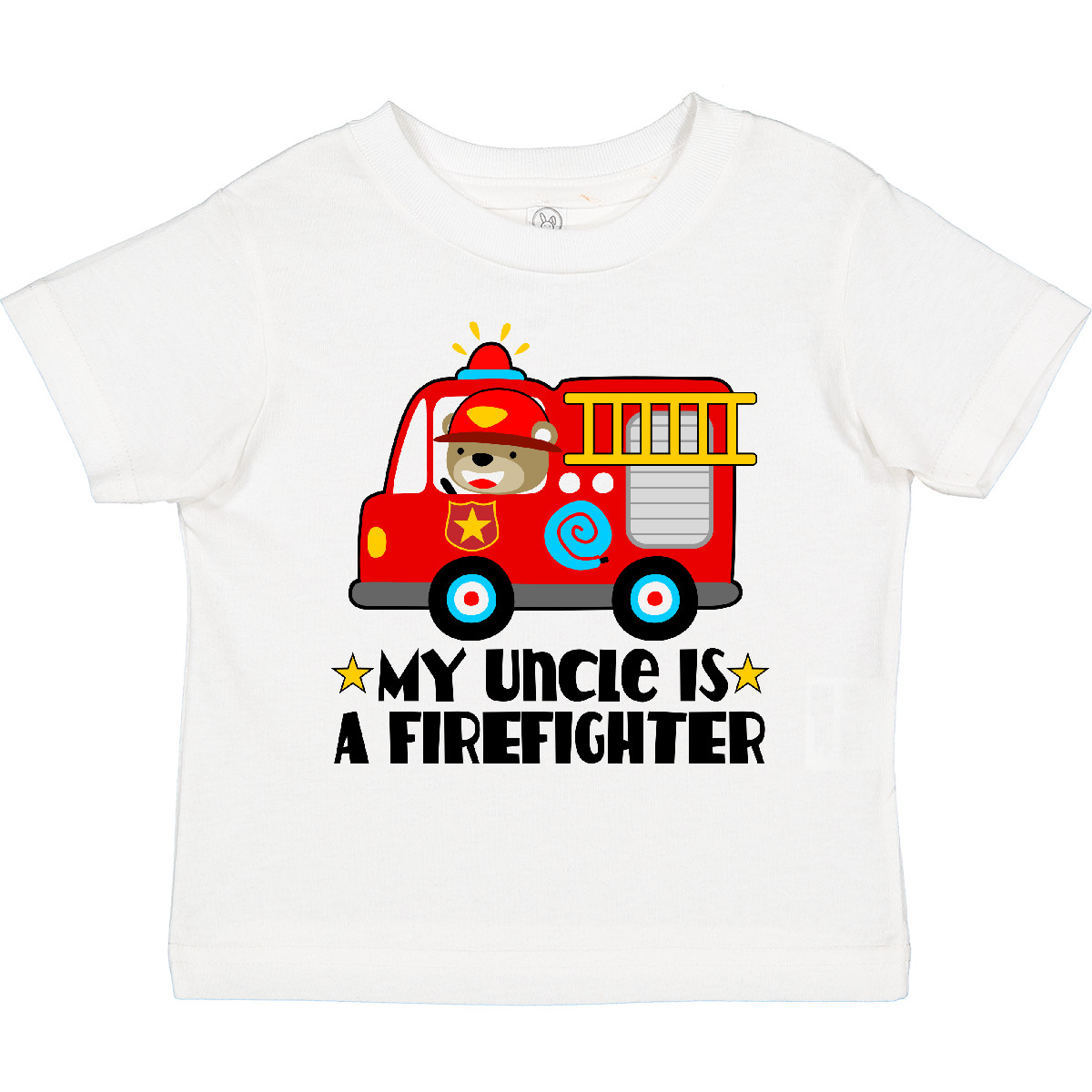 Inktastic Fireman Uncle Is A Firefighter Toddler T-Shirt Boys Girls Gift Child - Picture 9 of 10