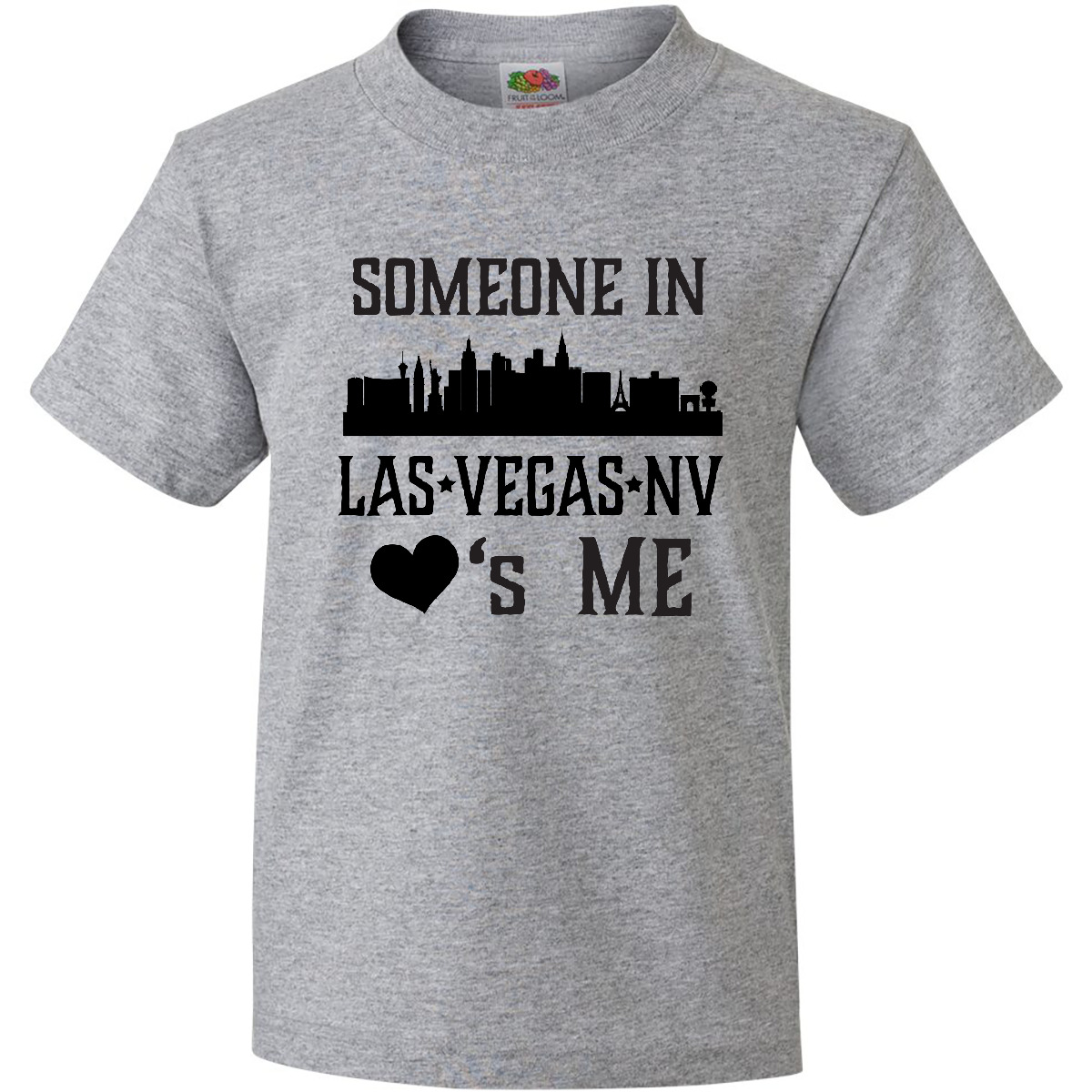 Inktastic Las Vegas Nevada Someone Loves Me Skyline Youth T-Shirt Nv Apparel Tee - Picture 2 of 7