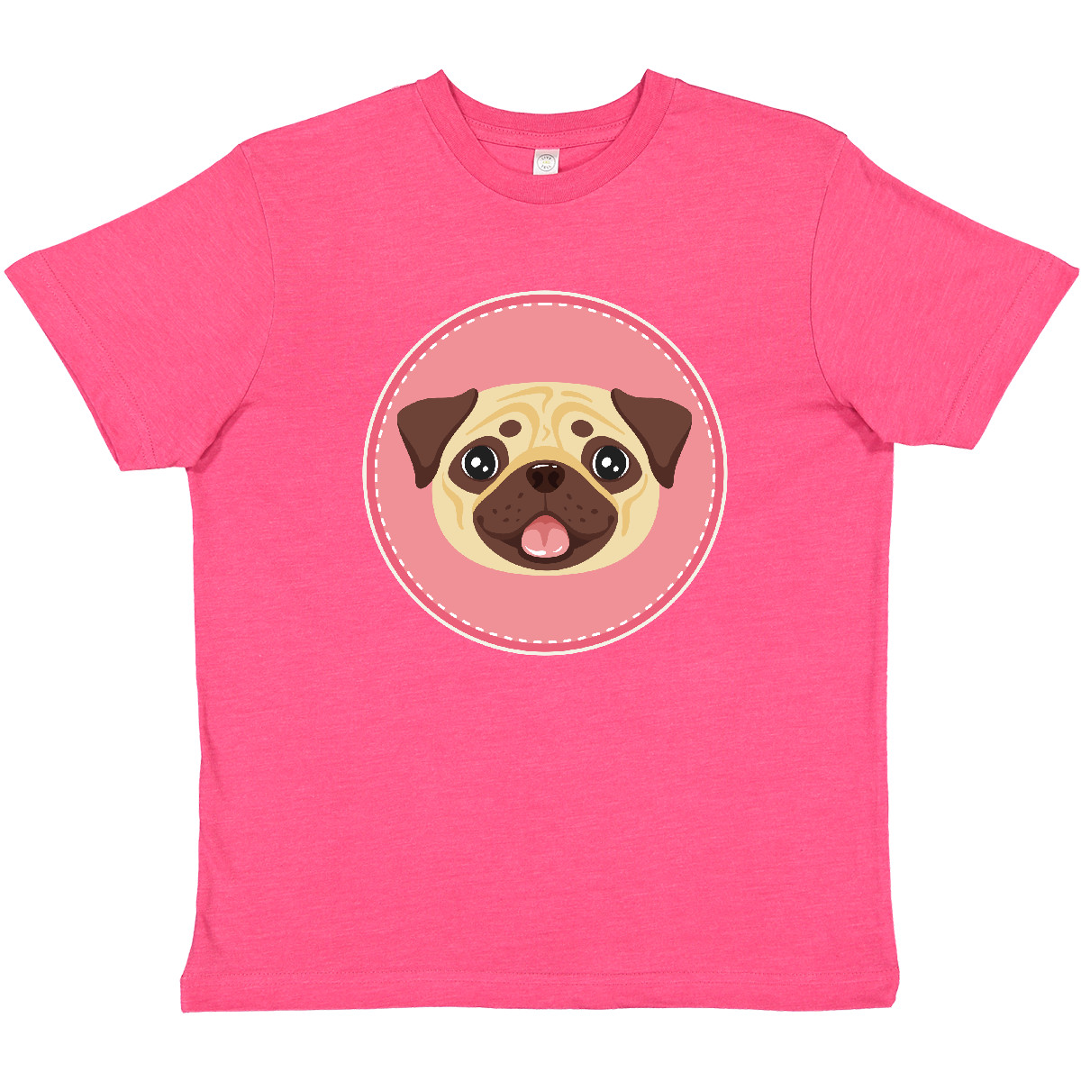 Inktastic Cute Pug Dog Youth T-Shirt Pets Apparel Lover Tee Kids Children Child - Picture 9 of 11