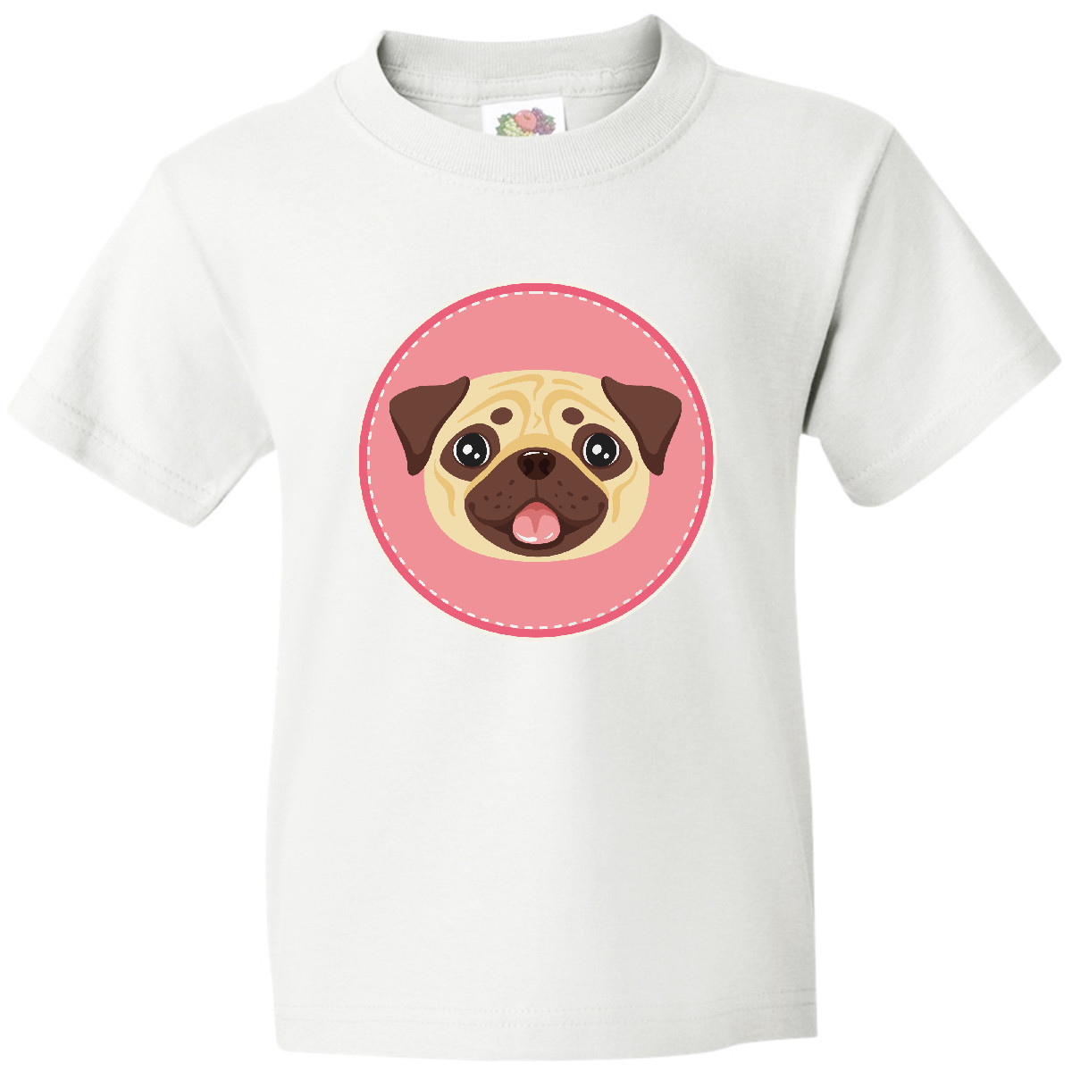 Inktastic Cute Pug Dog Youth T-Shirt Pets Apparel Lover Tee Kids Children Child - Picture 11 of 11