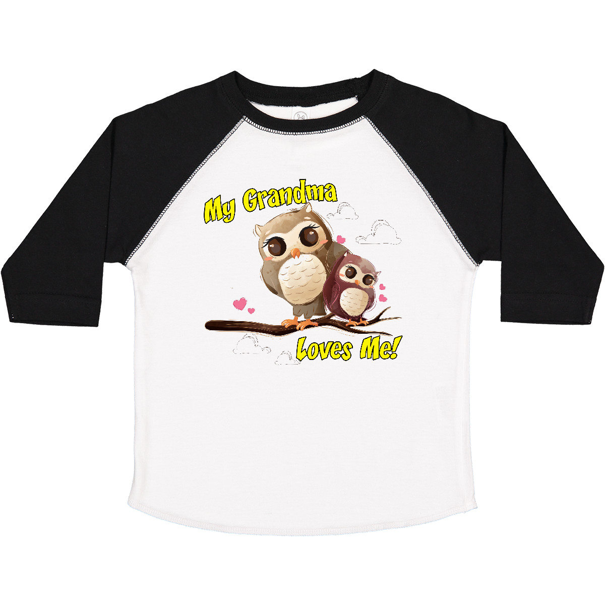 Inktastic My Grandma Loves Me Owl Toddler T-Shirt Owlet Cute Child Preschooler - Picture 19 of 19