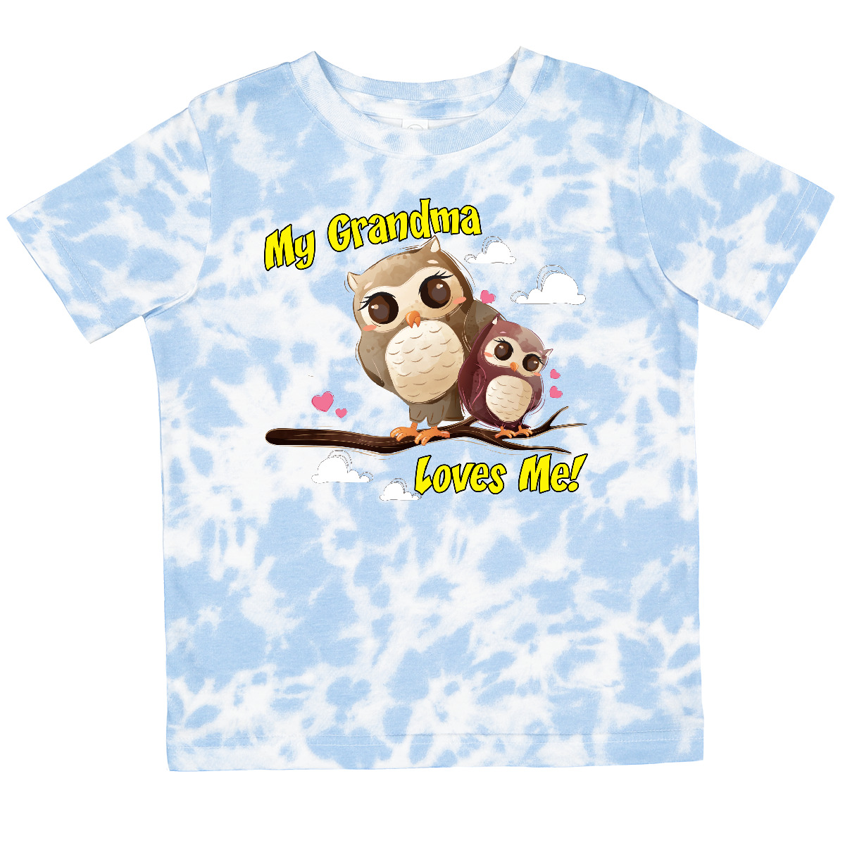 Inktastic My Grandma Loves Me Owl Toddler T-Shirt Owlet Cute Child Preschooler - Picture 17 of 19