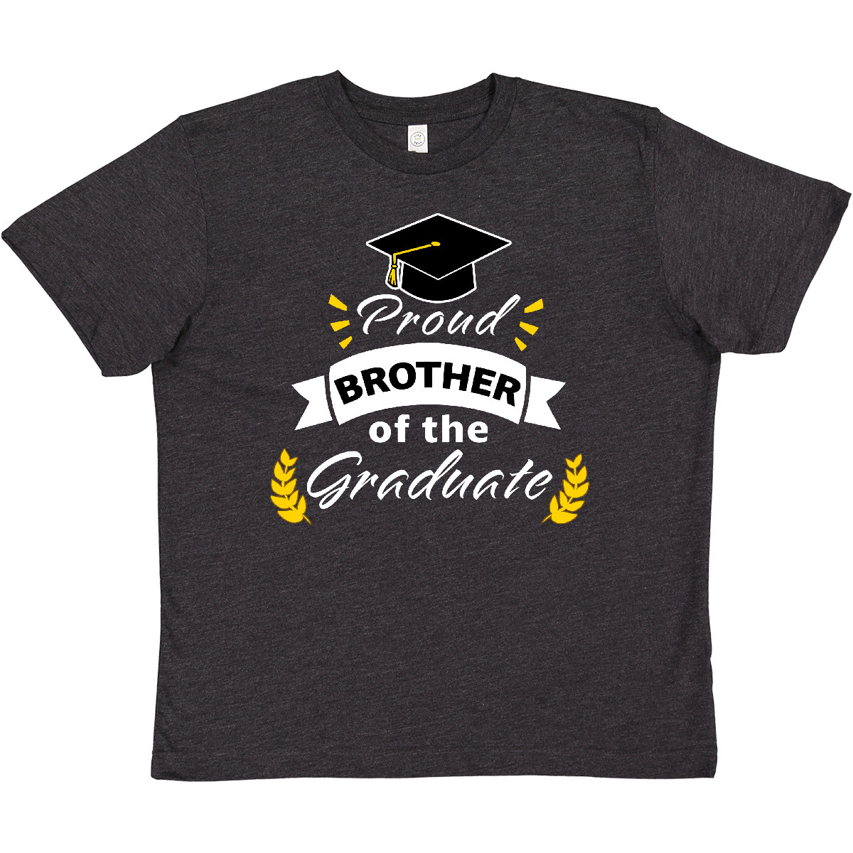 Inktastic Family Graduation-Proud Brother Of The Graduate Youth T-Shirt Day 2019 - Picture 6 of 7