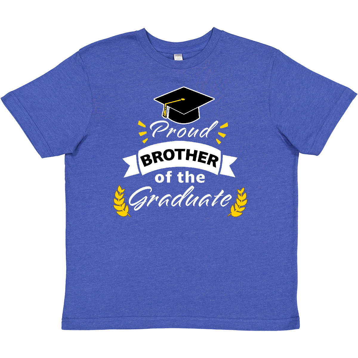 Inktastic Family Graduation-Proud Brother Of The Graduate Youth T-Shirt Day 2019 - Picture 7 of 7