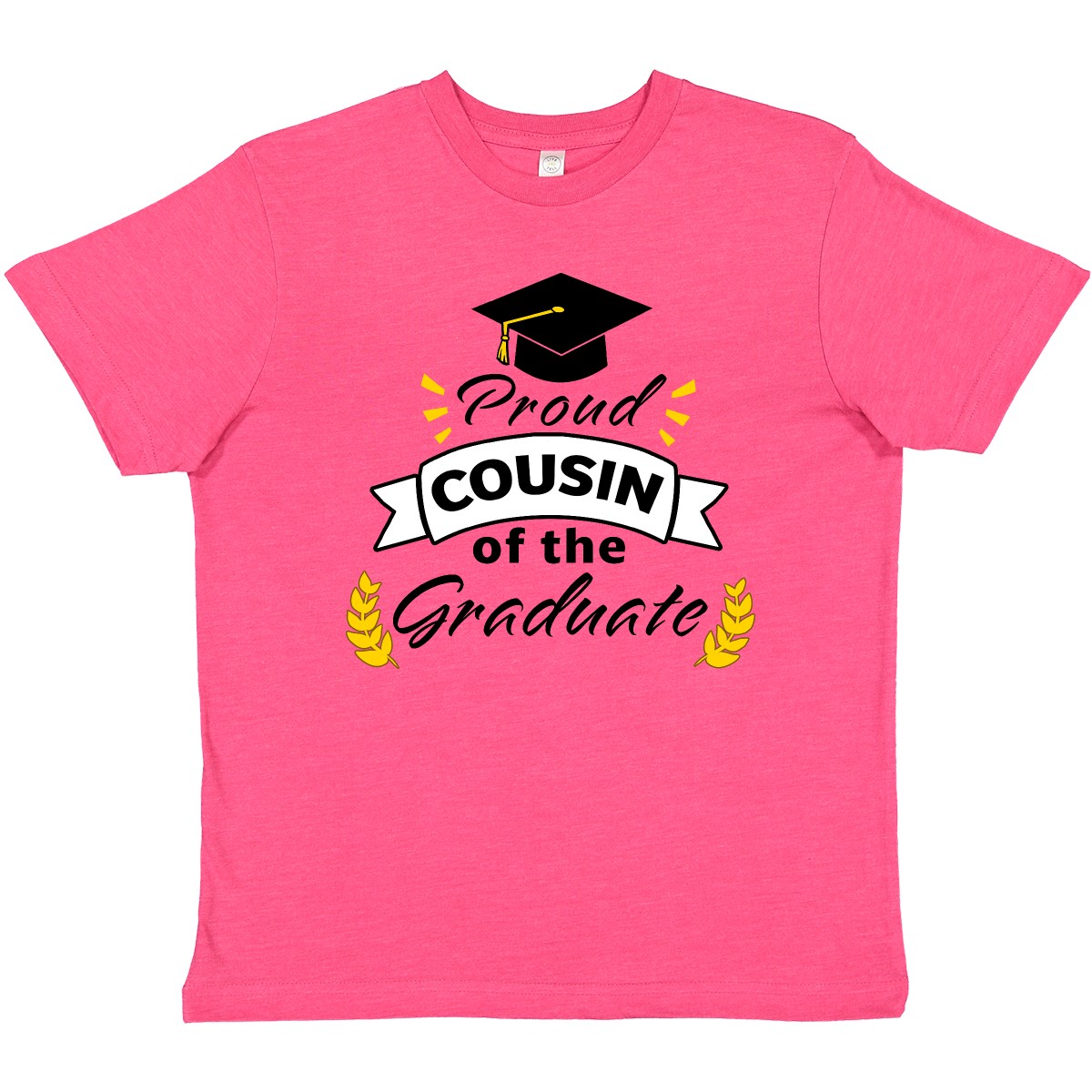 Inktastic Proud Cousin Of The Graduate-Family Graduation Youth T-Shirt Day Class - Picture 5 of 6