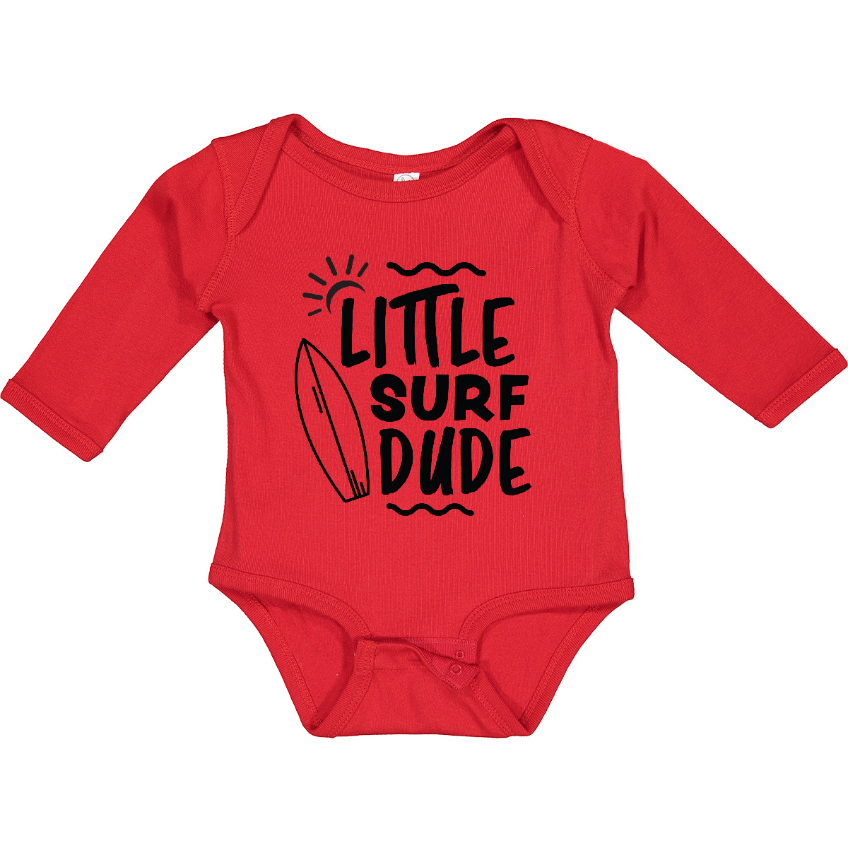 Inktastic Little Surf Dude With Surfboard Long Sleeve Creeper I Love  Surfing Sun